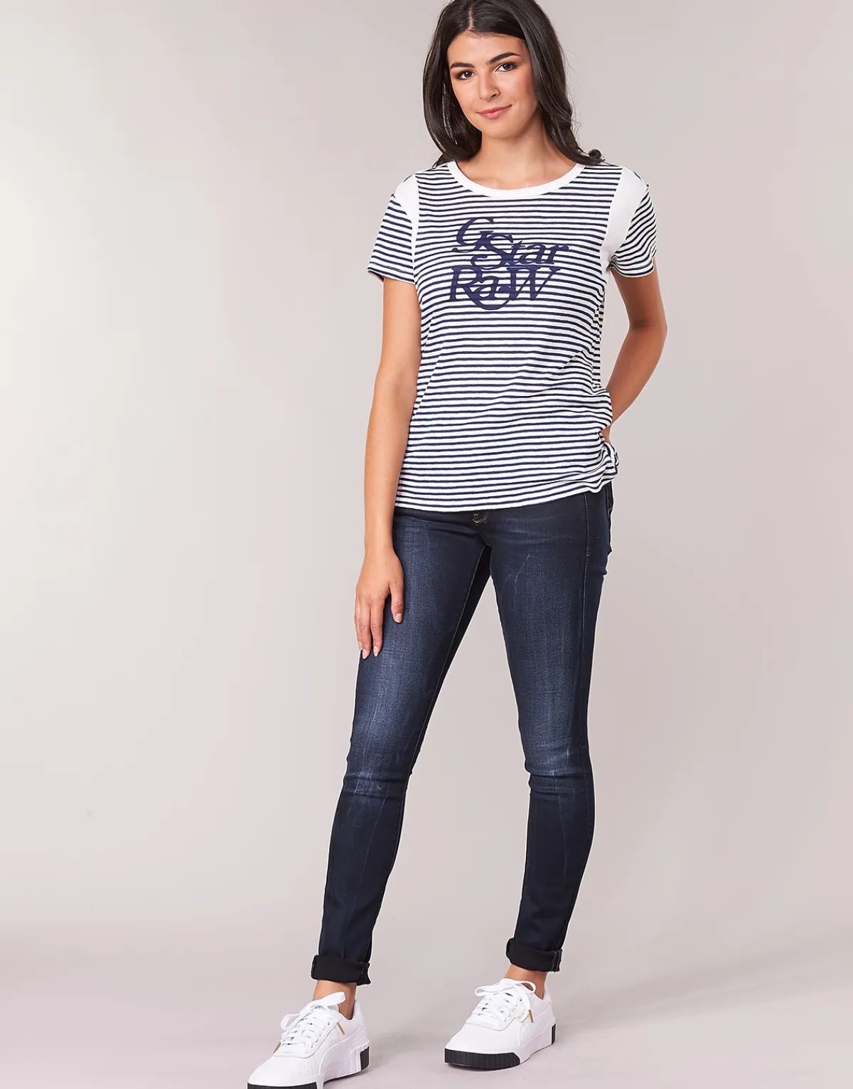 G-Star Raw - LYNN MID SKINNY WMN BleuFadedBlue