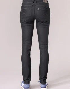 G-Star Raw - LYNN MID SKINNY BleuDarkAged New