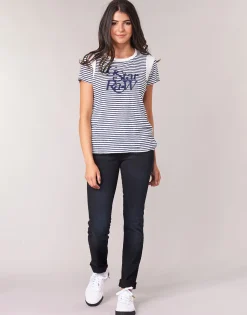 G-Star Raw - MIDGE MID STRAIGHT WMN BleuDarkAged Discount