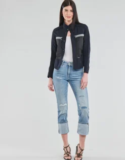 Clearance G-Star Raw - NOXER HIGH STRAIGHT WMN Bleu