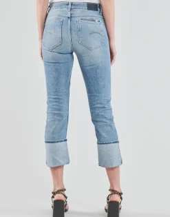 Clearance G-Star Raw - NOXER HIGH STRAIGHT WMN Bleu