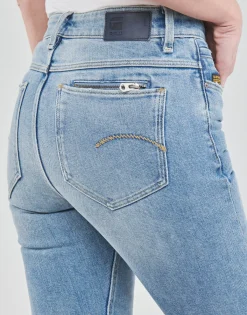 Clearance G-Star Raw - NOXER HIGH STRAIGHT WMN Bleu