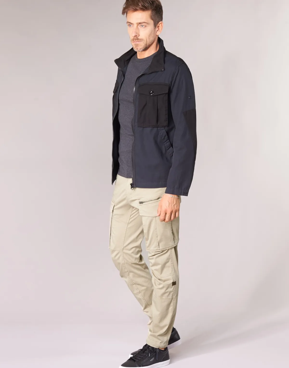 Clearance G-Star Raw - TYPE C UTILITY PM OVERSHIRT Noir
