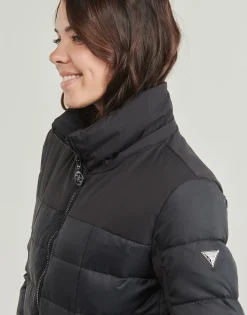 Guess - CAROLYN LONG REAL DOWN JKT Noir Hot