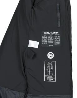 Guess - CAROLYN LONG REAL DOWN JKT Noir Hot