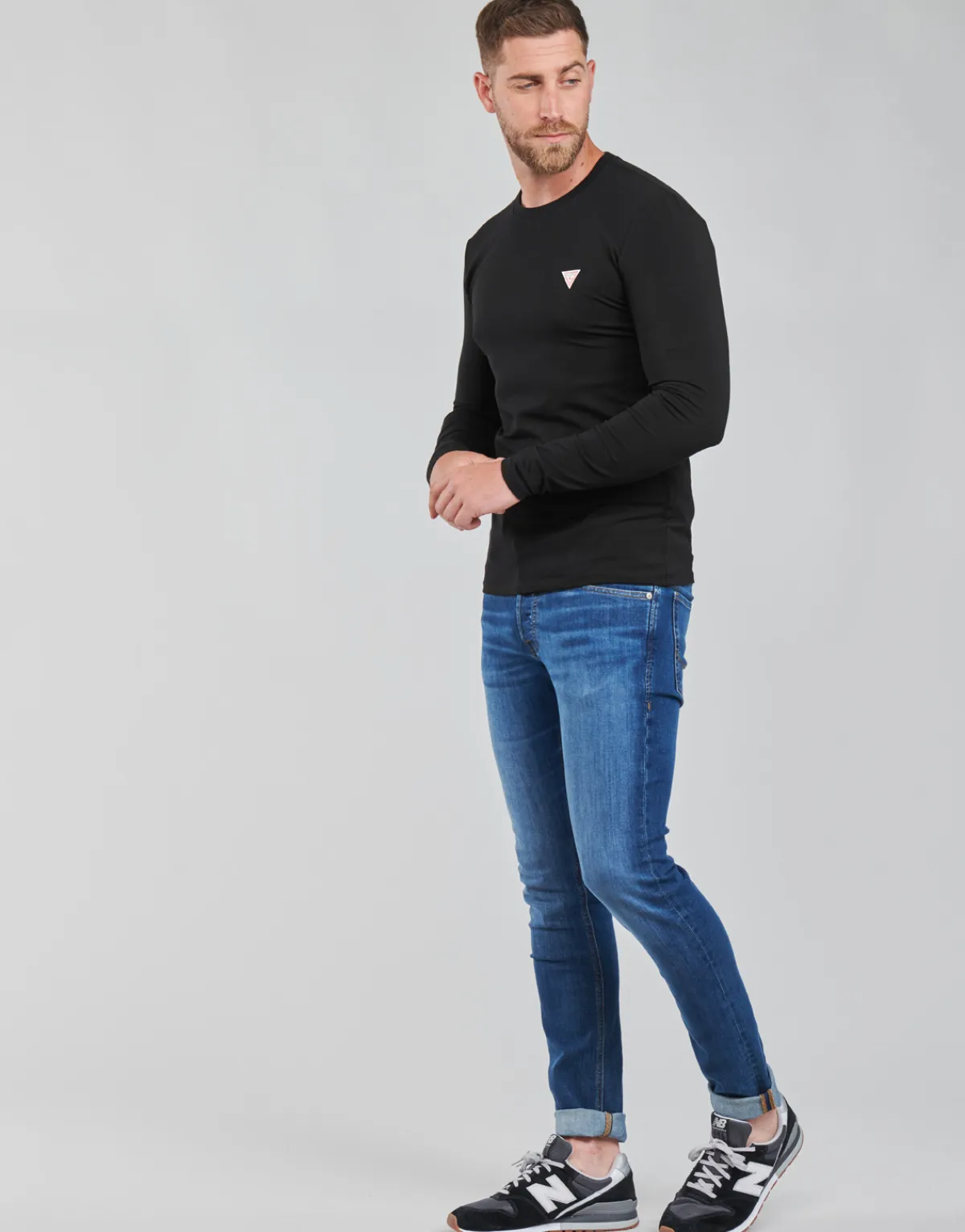 Guess - CN LS CORE TEE Noir New