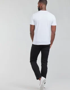 Discount Guess - CN SS ORIGINAL LOGO TEE Blanc