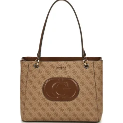 Hot Guess - ECO MIETTA NOEL TOTE Marron