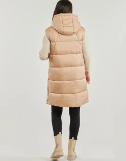 Guess - ELEONORA LONG PUFFER Beige Discount