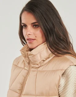 Guess - ELEONORA LONG PUFFER Beige Discount