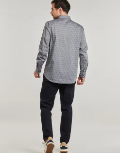 New Guess - 4G JACQUARD SHIRT Gris