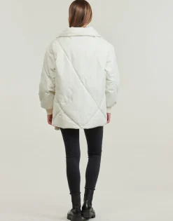 Guess - 4G LOGO PUFFER JACKET Blanc