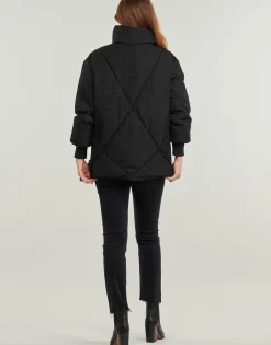 Guess - 4G LOGO PUFFER JACKET Noir