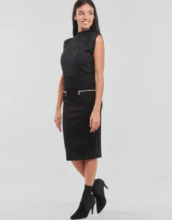 Guess - GINETTE SKIRT Noir Discount