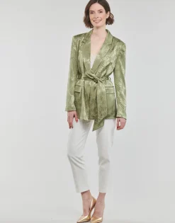 Guess - HOLLY BELTED BLAZER Kaki Sale