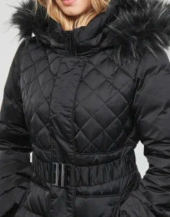 Discount Guess - LAURIE DOWN JACKET Noir