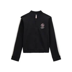 New Guess - LS ACTIVE TOP ZIP Noir