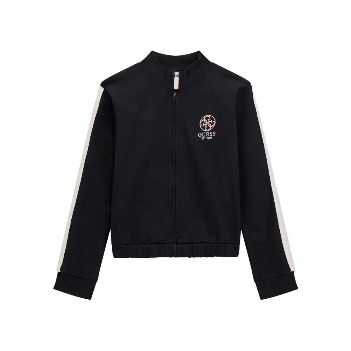 New Guess - LS ACTIVE TOP ZIP Noir