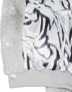 Hot Guess - LS SOAVE BOMBER JACKET Gris