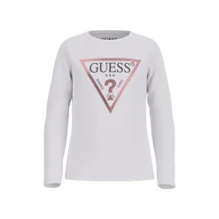 Guess - LS ST SHIRT CORE Blanc