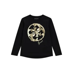 Guess - LS T SHIRT Noir Clearance