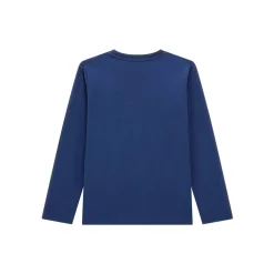 Guess - LS T SHIRT Bleu Best