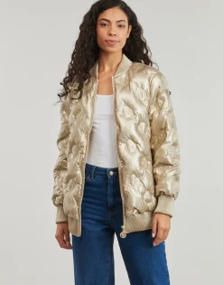 Clearance Guess - MARIANNE PEONY LONG BOMBER Doré
