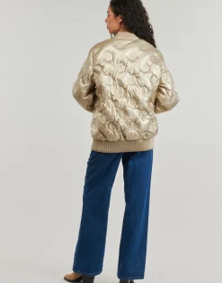 Clearance Guess - MARIANNE PEONY LONG BOMBER Doré
