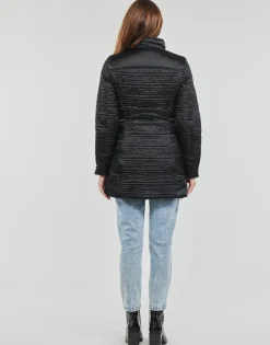 Outlet Guess - MARINE LONG JACKET Noir