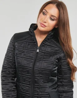 Outlet Guess - MARINE LONG JACKET Noir