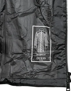 Outlet Guess - MARINE LONG JACKET Noir