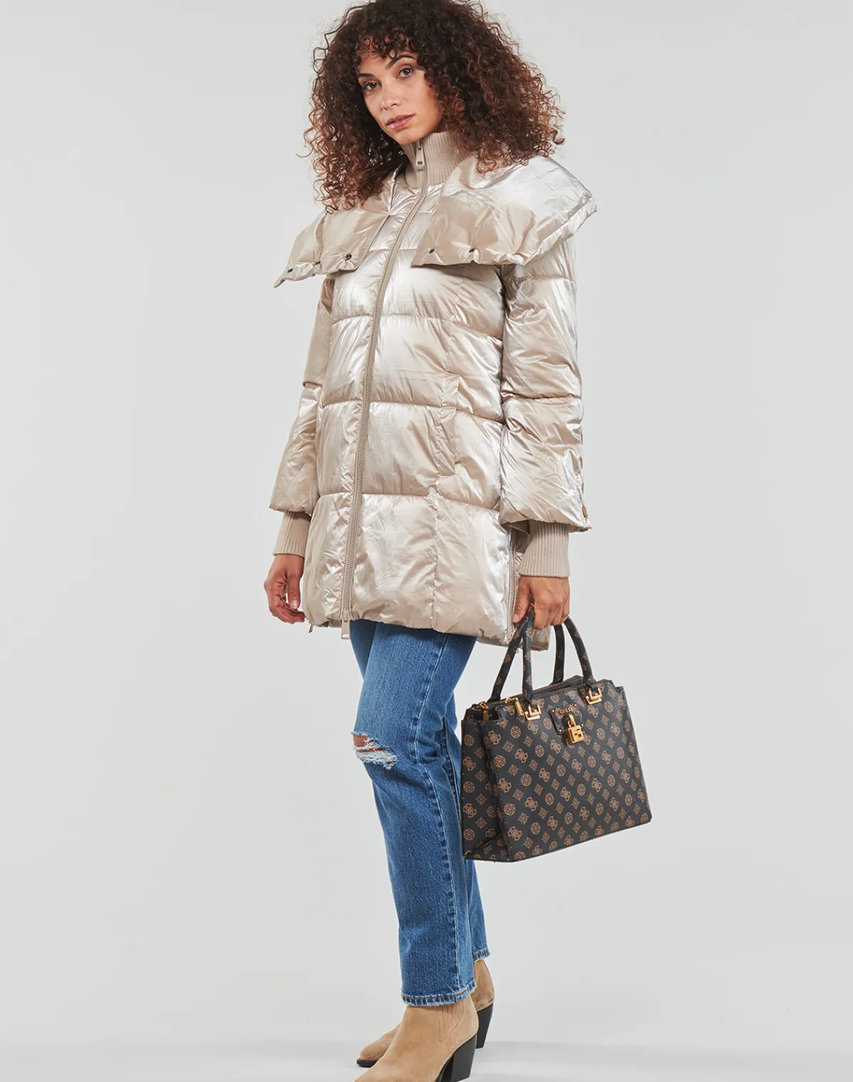 Clearance Guess - MATHILDE JACKET Beige