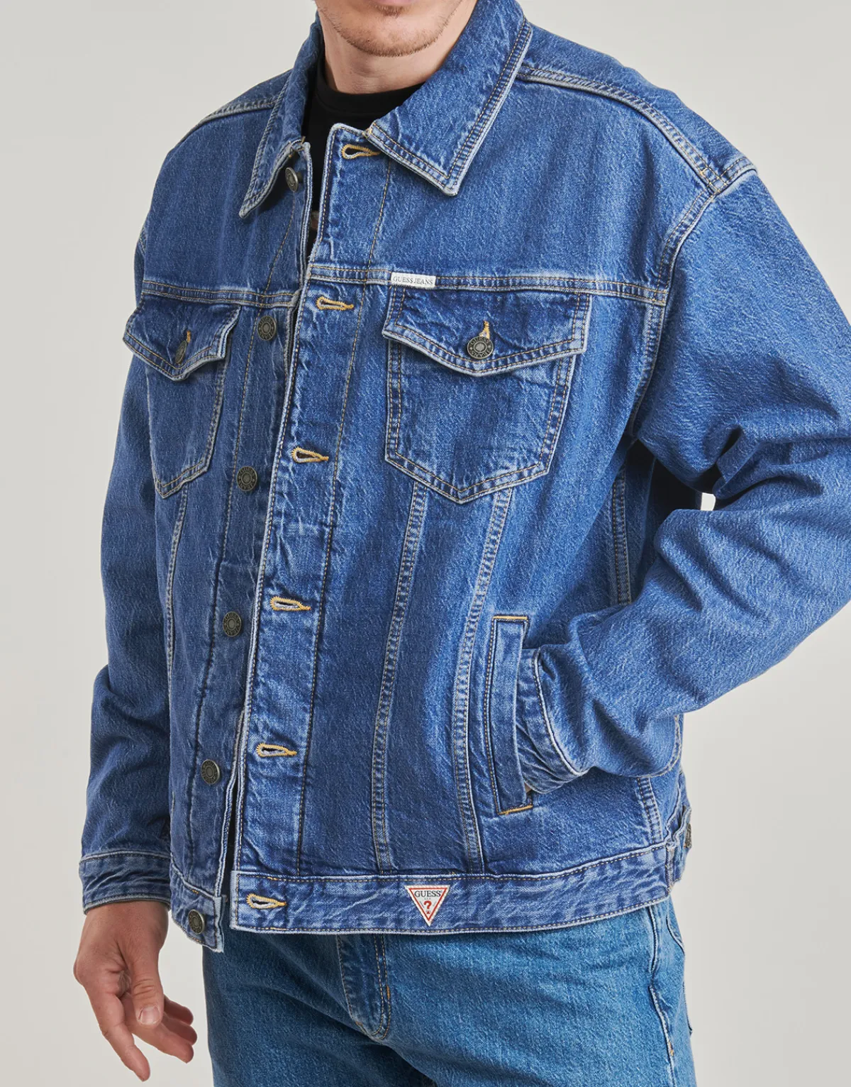 Guess - MENS OVERSIZE TRUCKER JACKE Jean