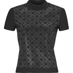 Guess - MOCK NECJK ALL OVER LOGO Noir Sale