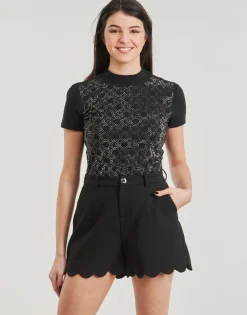 Guess - MOCK NECJK ALL OVER LOGO Noir Sale