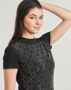 Guess - MOCK NECJK ALL OVER LOGO Noir Sale