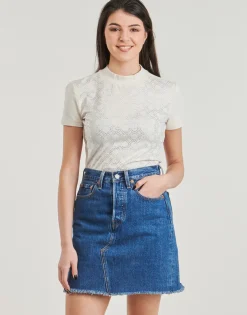 Guess - MOCK NECJK ALL OVER LOGO Blanc