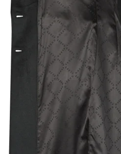 Guess - NANCY FIT COAT FAUX FUR COLLAR Noir Outlet