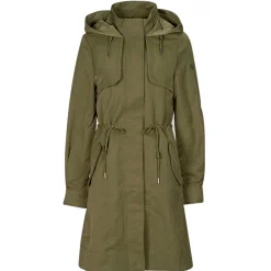 Online Guess - NATASHA PARKA DETACHABLE Kaki