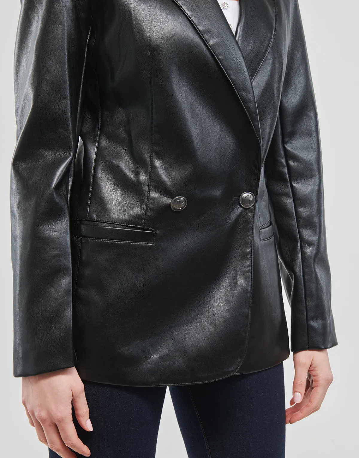 Sale Guess - NEW EMELIE BLAZER Noir