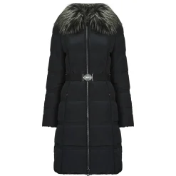 Guess - NEW MARISOL LONG BELTED JACKET Noir Online