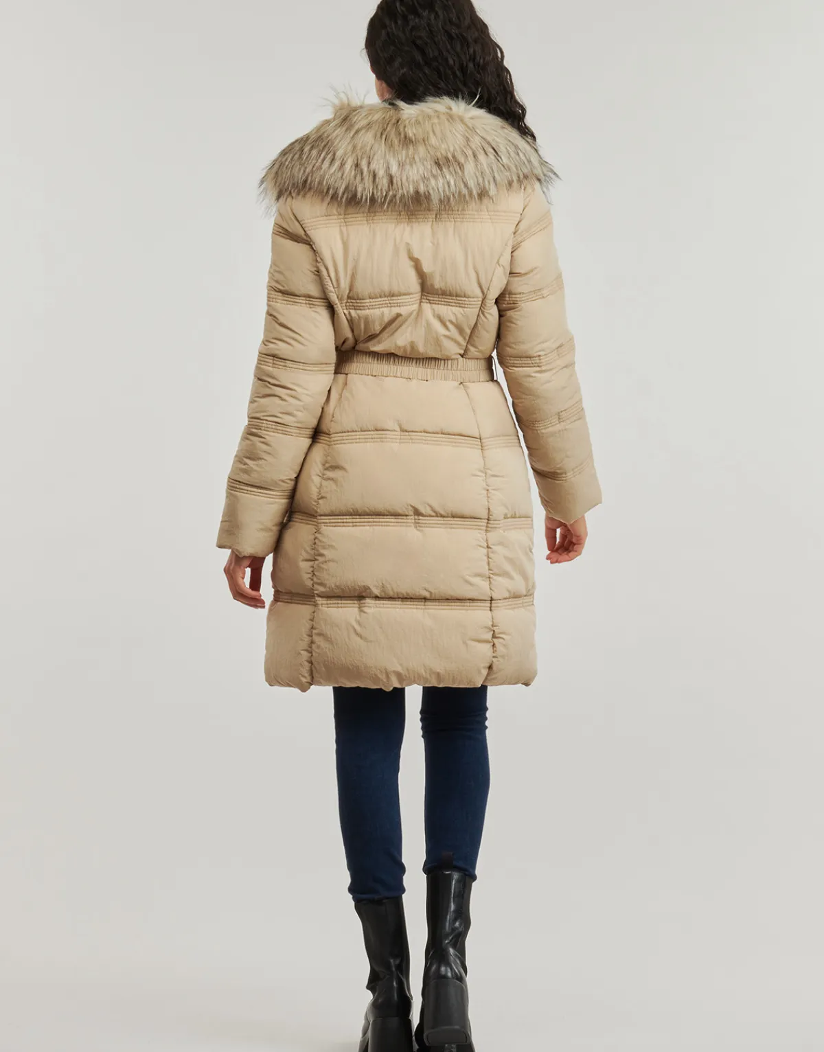 Guess - NEW MARISOL LONG BELTED JACKET