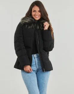 Clearance Guess - NEW MARISOL SHORT BELTED JACKE Noir