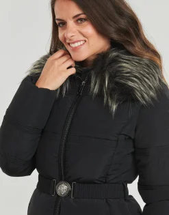 Clearance Guess - NEW MARISOL SHORT BELTED JACKE Noir