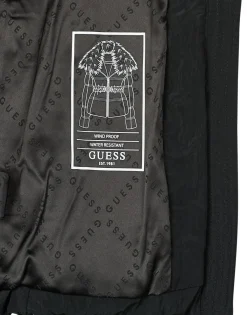 Clearance Guess - NEW MARISOL SHORT BELTED JACKE Noir