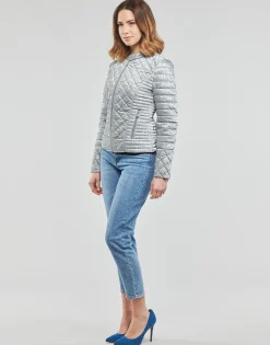 Online Guess - NEW VONA JACKET Argenté