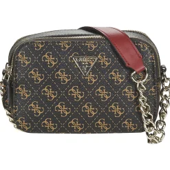 Outlet Guess - NOELLE CROSSBODY CAMERA Marron