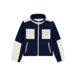 Guess - POLAR FLEECE LS PADDED JACKET Marine