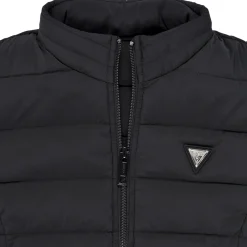 Clearance Guess - PUFFER W/ HIDDEN HOOD MINI ME Noir