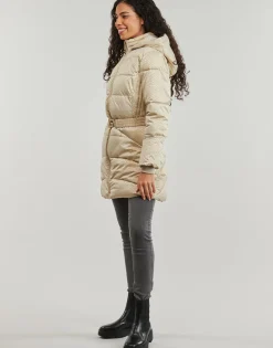 Guess - SELINE LOGO MIDI PUFFER Beige Best